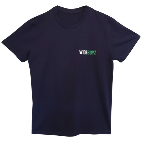 Wide Boyz Double Fist Tee - Navy